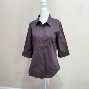LIKE NEW- Women’s Mojo USA 3/4 sleeve button down